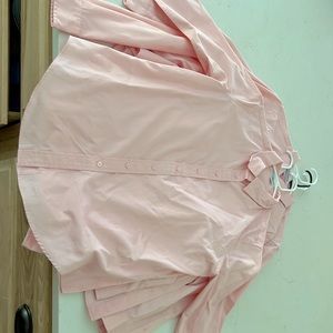 Women’s pink button up collared shirt various sizes